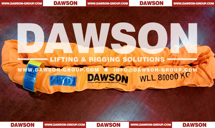 WLL 80T 10m Polyester Round Sling- Dawson Group Ltd. - China Manufacturer, Supplier, Factory