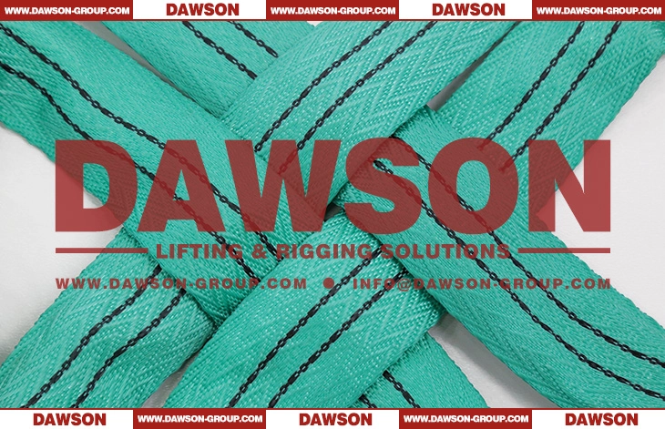 WLL 2T Fishbone Pattern Woven Round Sling Sleeve DAWSON EN1492-2 Polyester Round Sling Sleeve- Dawson Group Ltd. - China Manufacturer