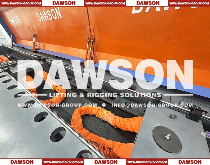 WLL 500T 3.5M Polyester Round Sling 500000KG Lifting Sling - Dawson Group Ltd.