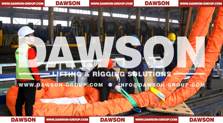 TYSONNEEMA WLL 30T HMPE UHMWPE Synthetic Fiber Heavy Duty Round Lifting Sling, Ultra-high Molecular Weight Polyethylene Endless Round Sling - Dawson Group Ltd. - China Manufacturer, Supplier, Factory