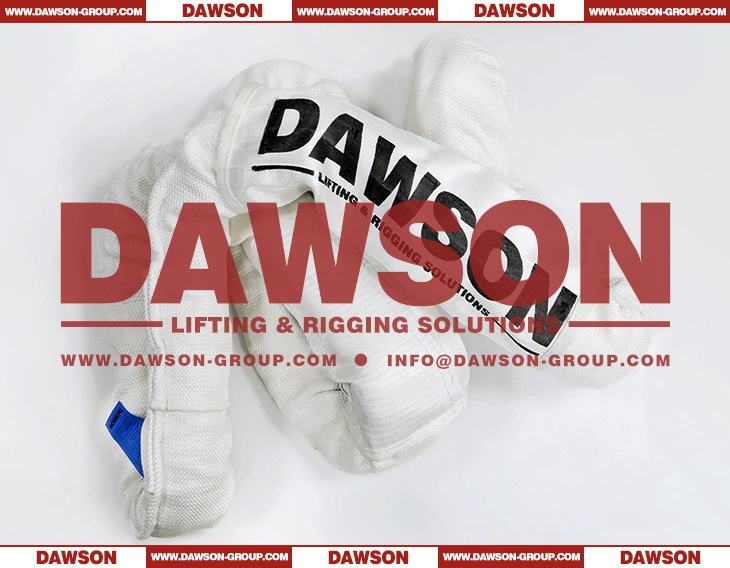 WLL 500T DAWSON &times; TYSONNEEMA Ultra-high Molecular Weight Polyethylene Synthetic Fiber Endless Round Lifting Sling with HMPE UHMWPE Sling Protection- Dawson Group Ltd. - China Manufacturer, Supplier, Factory