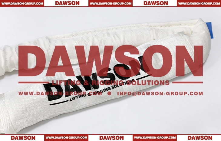 WLL 5T DAWSON &times; TYSONNEEMA Ultra-high Molecular Weight Polyethylene Synthetic Fiber Endless Round Lifting Sling with HMPE UHMWPE Sling Protection - Dawson Group Ltd. - China Manufacturer, Supplier, Factory