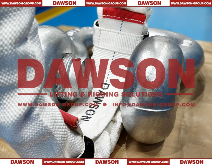 WLL 12T TYSONNEEMA Ultra-high Molecular Weight Polyethylene Synthetic Fiber Endless Round Lifting Sling with HMPE UHMWPE Sling Protection- Dawson Group Ltd. - China Manufacturer