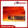 WLL 20 Ton x 1.5m Heavy Duty Round Lifting Sling to EN 1492-2 | High-Strength Rigging Belt