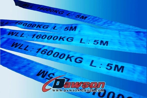 WLL 16 Ton 5m Lifting Webbing Slings- Dawson Group Ltd. - China Manufacturer, Supplier, Factory