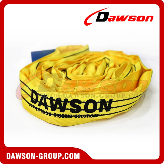 WLL 3 Ton x 2.5m Synthetic Polyester Round Sling with 7:1 Safety Factor to EN 1492-2 | Circular Lifting Sling