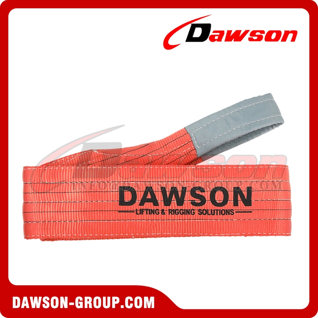 WLL 5 Ton x 8m Heavy Duty Polyester Webbing Sling | Flat Eye Crane Lifting Belt to AS 1353