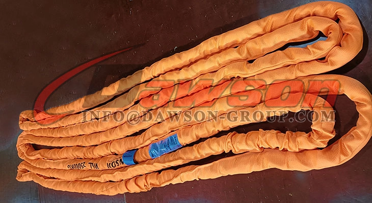 WLL 25T 1m Polyester Round Slings 25000KG Lifting Slings - Dawson Group Ltd. - China Manufacturer