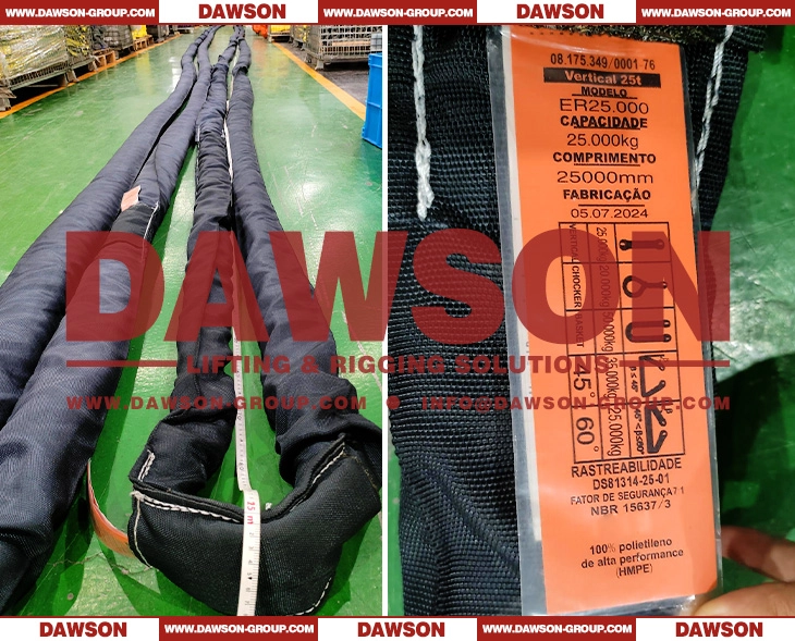 TYSONNEEMA WLL 500 Ton Round Slings with Polyurethane (PU) Cover Protection - Dawson Group Ltd. - China Manufacturer, Supplier, Factory