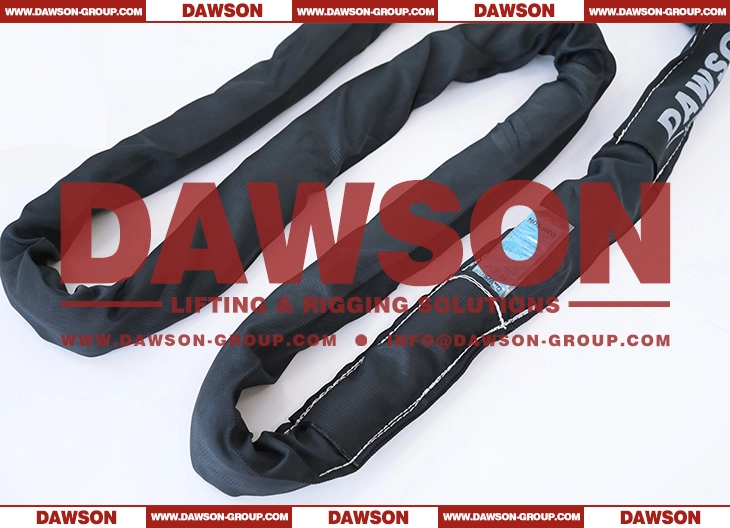 WLL 3T DAWSON &times; TYSONNEEMA HMPE UHMWPE Fibre Heavy Duty Round Lifting Slings - Dawson Group Ltd. - China Manufacturer, Supplier