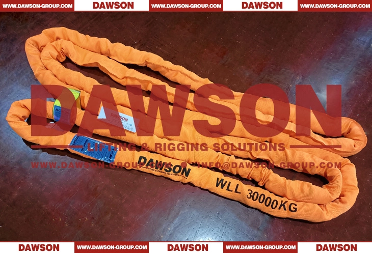 WLL 30T 1m Polyester Round Slings 30000KG Lifting Slings - Dawson Group Ltd. - China Manufacturer