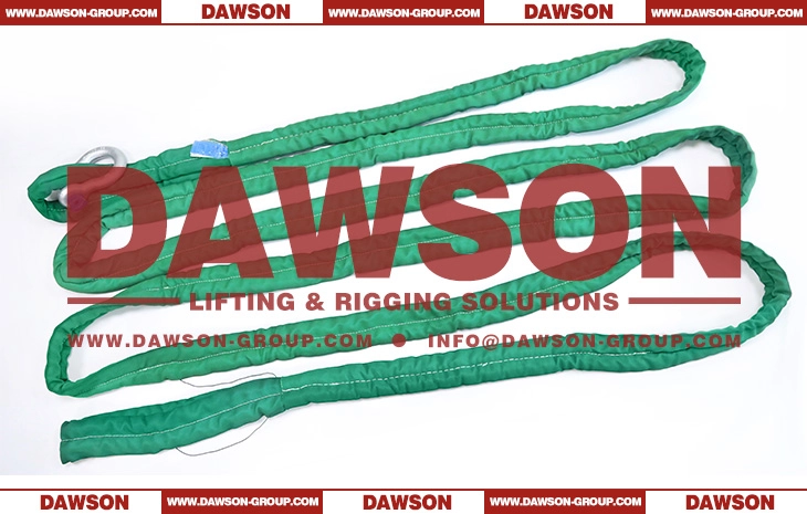 WLL 4T DAWSON &times; TYSONNEEMA TWIN-ROUTE High-performance Synthetic Round Sling EN1492-2 - Dawson Group Ltd. - China Manufacturer