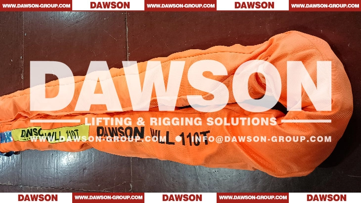 WLL 110T 3m Polyester Round Slings 110000KG Lifting Slings - Dawson Group Ltd. - China Manufacturer, Supplier