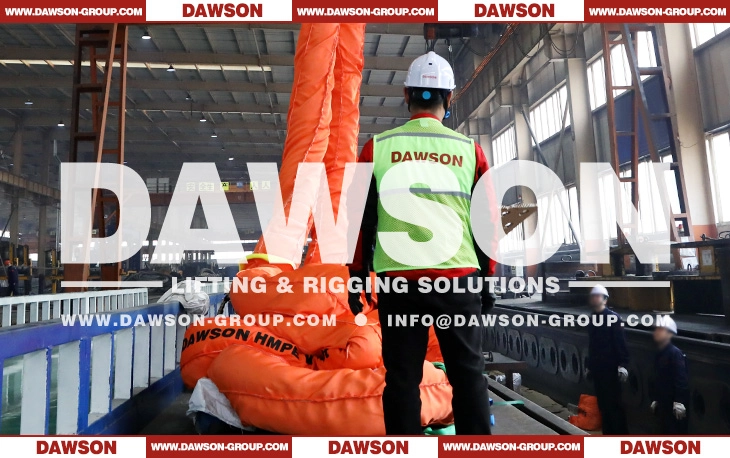 WLL 5T DAWSON & TYSONNEEMA WLL 5-2000T HMPE UHMWPE Synthetic Fiber Heavy Duty Round Lifting Slings, Ultra-high Molecular Weight Polyethylene Endless Round Slings - Dawson Group Ltd. - China Manufacturer, Supplier