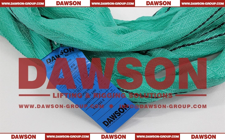 WLL 2T Fishbone Pattern Woven Round Sling Sleeve DAWSON EN1492-2 Polyester Round Sling Sleeve- Dawson Group Ltd.-China Manufacturer, Supplier, Factory