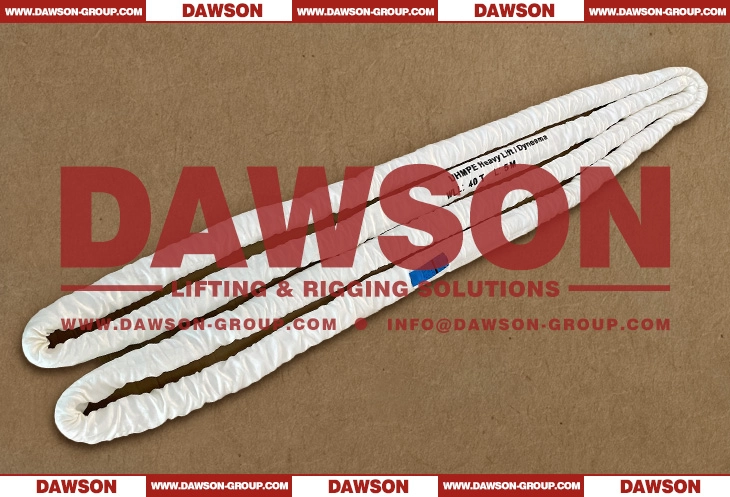 WLL 300T HMPE UHMWPE Heavy Duty Round Lifting Slings - Dawson Group Ltd. - China Manufacturer, Supplier, Factory