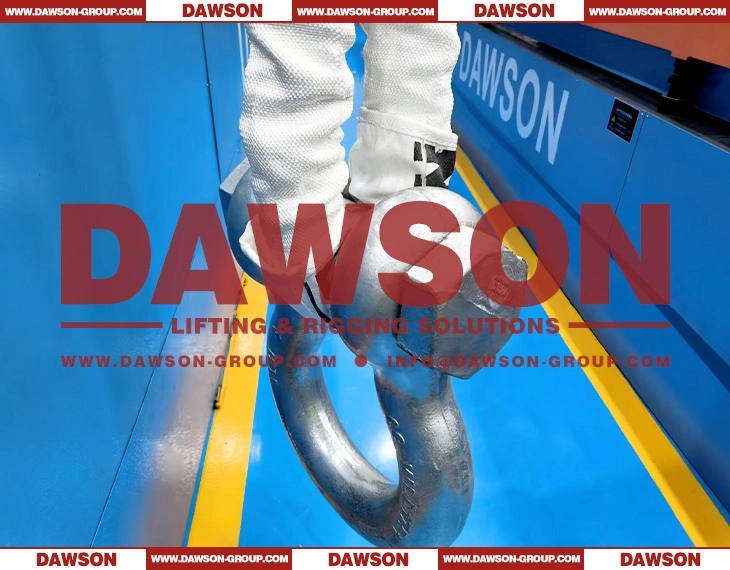 WLL 800T TYSONNEEMA Ultra-high Molecular Weight Polyethylene Synthetic Fiber Endless Round Lifting Slings with HMPE UHMWPE Sling Protection - Dawson Group Ltd.- China Manufacturer