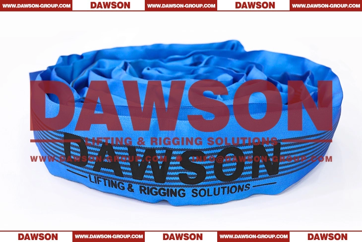 WLL 8T 4m Polyester Round Slings 8000KG Lifting Slings - Dawson Group Ltd. - China Manufacture