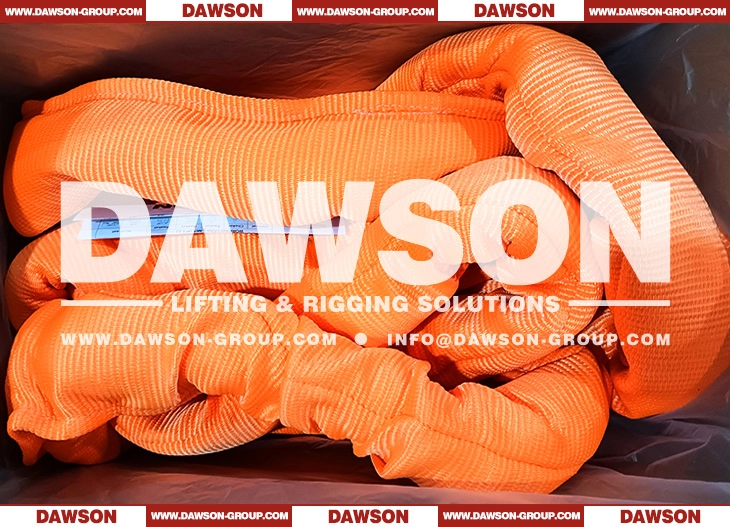 WLL 20T 2.5m Polyester Round Sling 20000KG Lifting Sling - Dawson Group Ltd. - China Manufacturer, Supplier, Factory