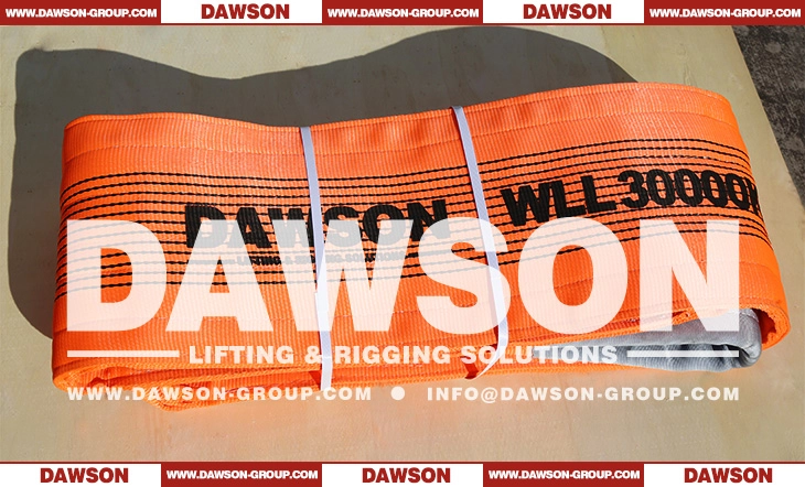 WLL 30 Ton 4m Polyester Web Slings- Dawson Group Ltd.
