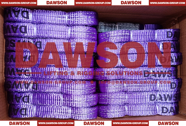 WLL 1 Ton Polyester Lifting Webbing Slings- Dawson Group Ltd.