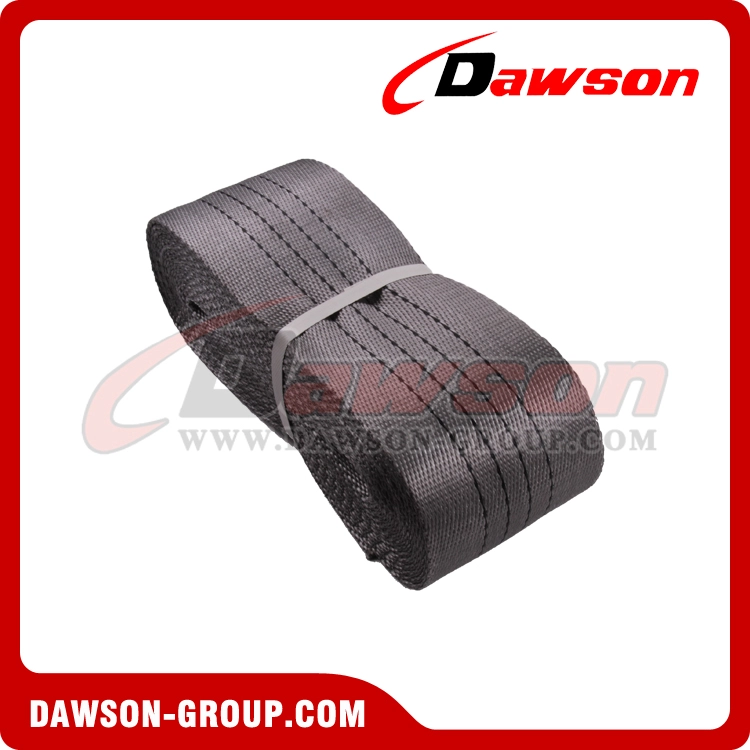 WLL 4 Ton Webbing Sling Materials, 4000kg Industrial Grade Lifting Sling Material For Polyester Webbing