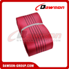 WLL 5 Ton Webbing Sling Materials, 5000kg Synthetic Fiber Hoisting Strap Fabric