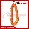 WLL 300 Ton x 4.5m Factory Direct Distribution Polyester Round Sling to EN 1492-2 | Flexible Synthetic Rigging Belt