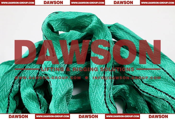 WLL 2T Fishbone Pattern Woven Round Sling Sleeve DAWSON EN1492-2 Polyester Round Sling Sleeve- Dawson Group Ltd. - China Manufacturer, Supplier.