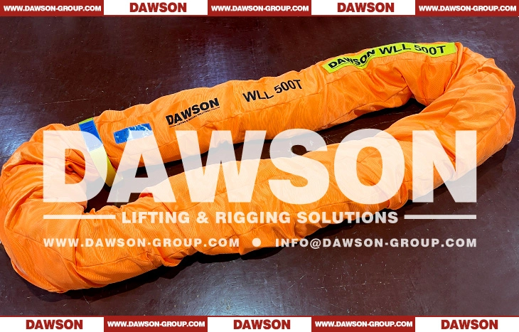 WLL 500T 13M Polyester Round Sling - Dawson Group Ltd. - China Manufacturer, Supplier, Factory