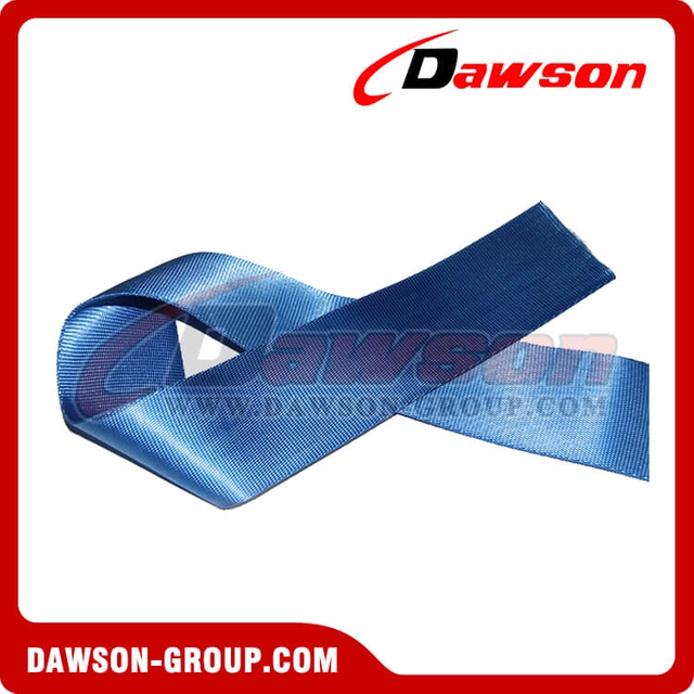 Polyester webbing protection sleeve for ratchet straps tie downs