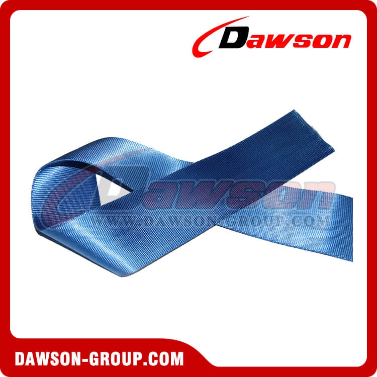 Polyester webbing protection sleeve for ratchet straps tie downs