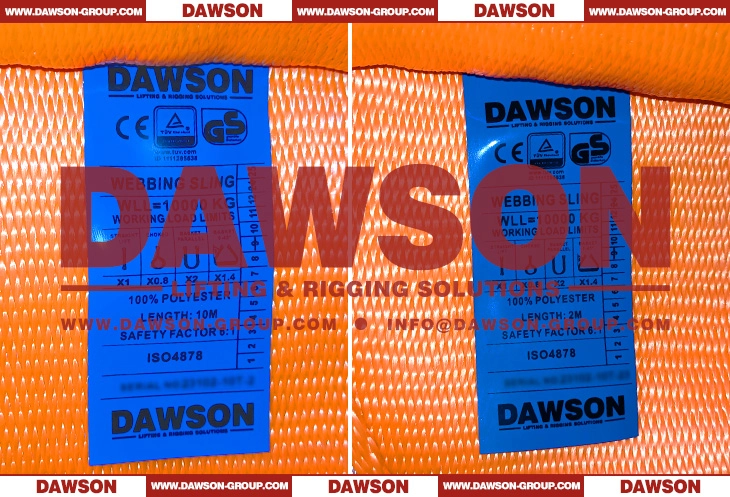 WLL 10 Ton 5m Polyester Webbing Sling- Dawson Group Ltd. - China Manufacturer, Supplier, Factory