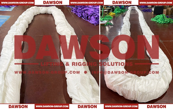 WLL 250T 2m Polyester Round Sling 250000KG Lifting Sling- Dawson Group Ltd.