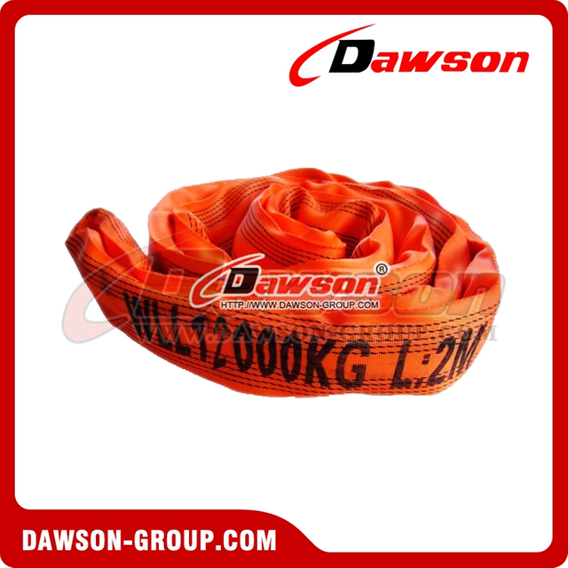 WLL 12 Ton X 4.5m Polyester Round Sling To AS 4497 | Circular Lifting Sling