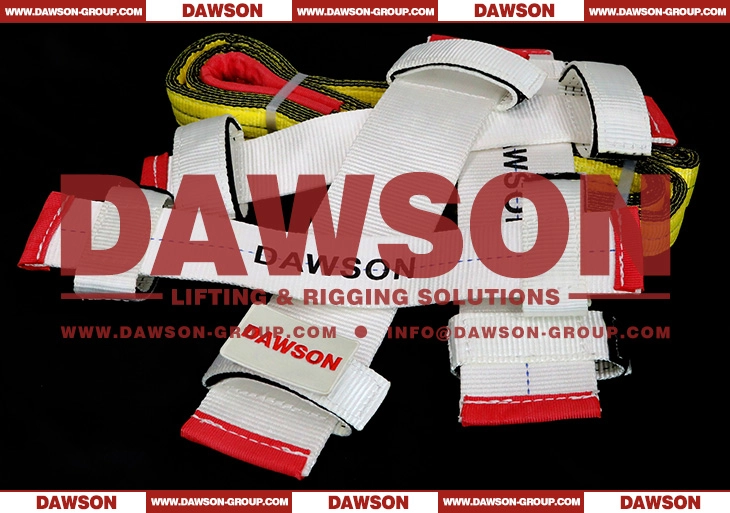 10 Inch(250MM) TYSONNEEMA HMPE UHMWPE Synthetic Fiber Corner Protector with 2 Velcro Straps for Round Sling and Webbing Lifting Sling- Dawson Group Ltd.