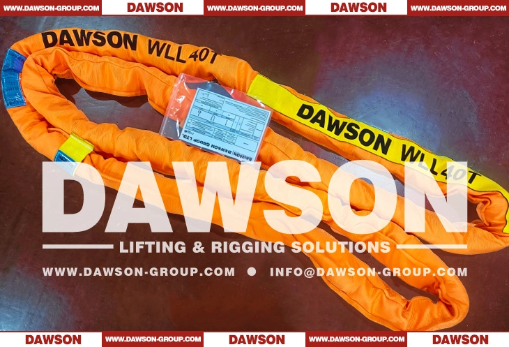 WLL 40T 5m Polyester Round Slings - Dawson Group Ltd. - China Manufacturer, Supplier, Factory