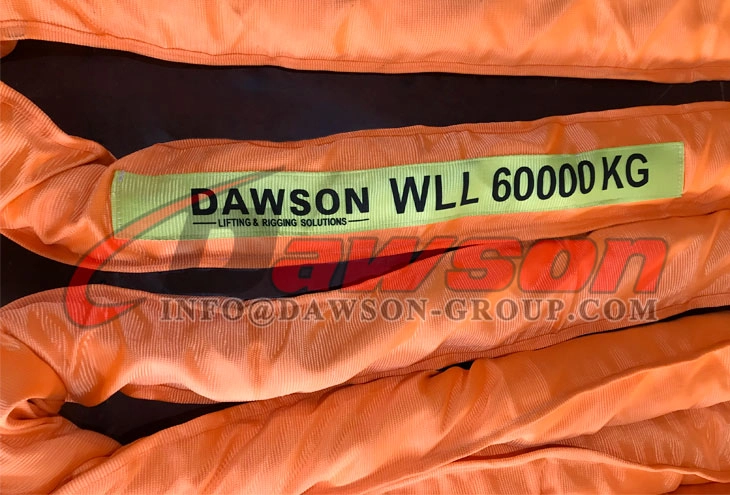 WLL 60T 5m Polyester Round Sling - Dawson Group Ltd. - China Manufacturer, Supplier