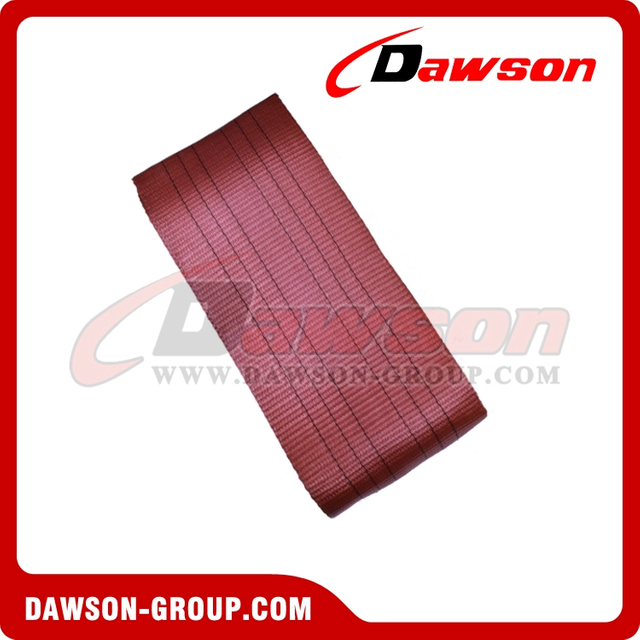 WLL 6 Ton Webbing Sling Materials, 6000kg Polyester Webbing Material For Lifting Sling