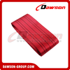 WLL 5 Ton Webbing Sling Materials, 5000kg Synthetic Fiber Hoisting Strap Fabric