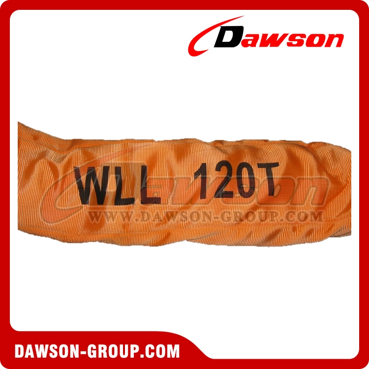 WLL 120 Ton x 8m 120000kg Capacity Polyester Round Sling to AS 4497 | Heavy Duty Lifting Sling