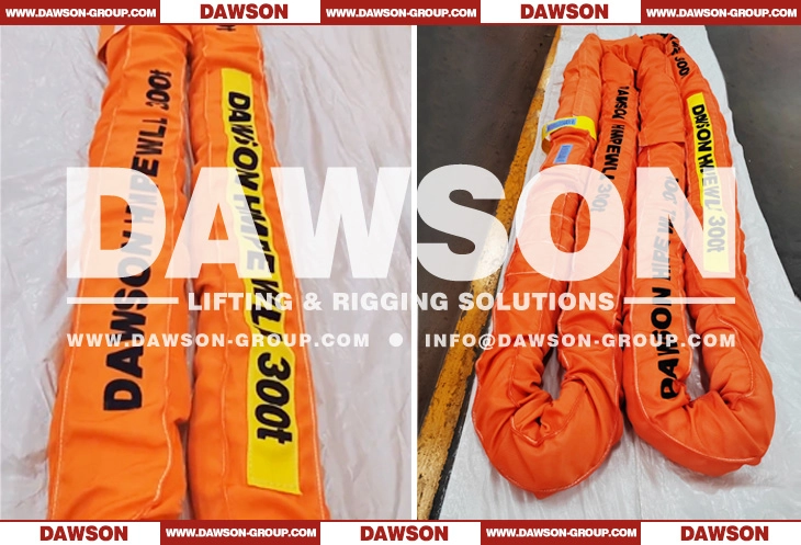 WLL 6T DAWSON & TYSONNEEMA WLL 5-2000T HMPE UHMWPE Synthetic Fiber Heavy Duty Round Lifting Sling, Ultra-high Molecular Weight Polyethylene Endless Round Sling - Dawson Group Ltd. - China Manufacturer, Supplier, Factory