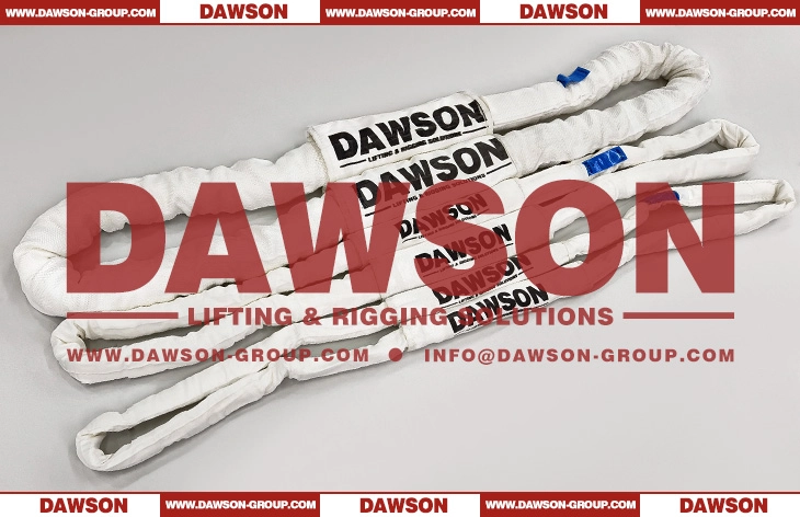 WLL 15T TYSONNEEMA Ultra-high Molecular Weight Polyethylene Synthetic Fiber Endless Round Lifting Slings with HMPE UHMWPE Sling Protection - Dawson Group Ltd