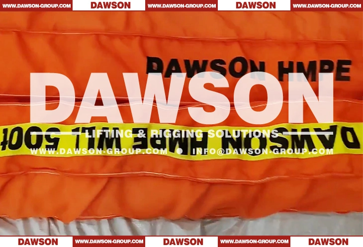 DAWSON & TYSONNEEMA WLL 300T HMPE UHMWPE Synthetic Fiber Heavy Duty Round Lifting Slings, Ultra-high Molecular Weight Polyethylene Endless Round Sling - Dawson Group Ltd. - China Manufacturer