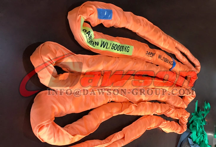 WLL 60T 2.5m Polyester Round Sling - Dawson Group Ltd. - China Manufacturer