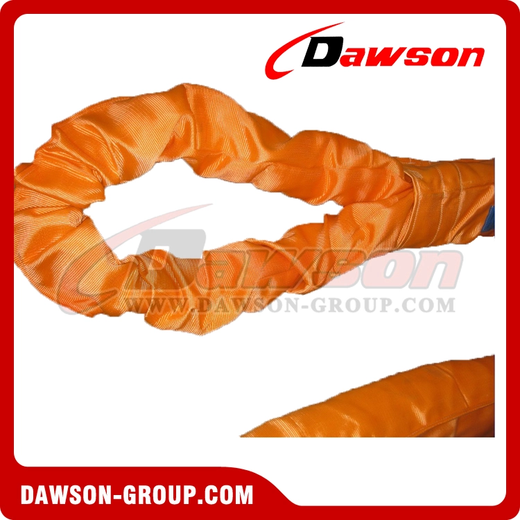 WLL 50T 4.5m Polyester Round Slings 50000KG Lifting Slings - Dawson Group Ltd. - China Manufacturer