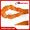 WLL 80 Ton x 10m Heavy Duty Slings to EN 1492-2 | Endless Loop Polyester Round Webbing Sling