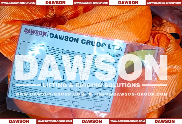 WLL 40T 2m Polyester Round Slings - Dawson Group Ltd. - China Manufacturer, Supplier