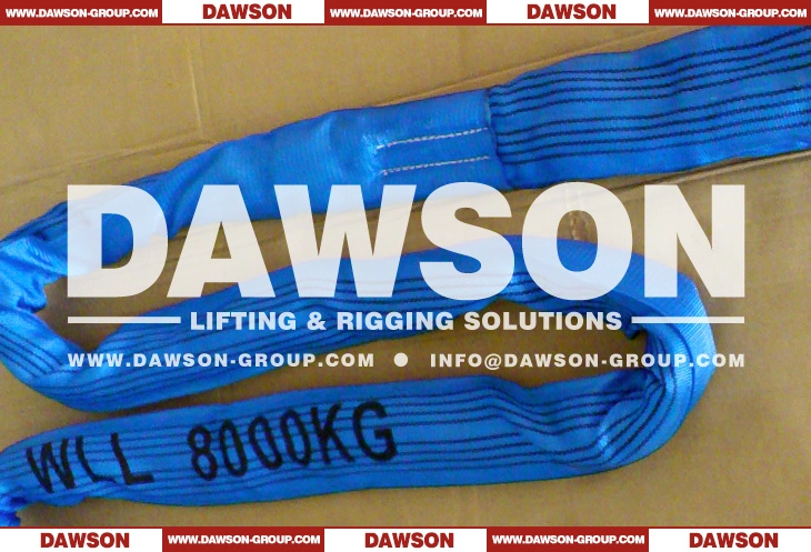 WLL 8 TON 8000KG Eye & Eye Round Lifting Slings - Dawson Group Ltd. - China Manufacturer, Supplier, Factory