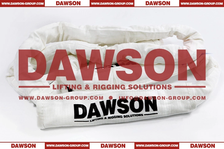 WLL 30T TYSONNEEMA Ultra-high Molecular Weight Polyethylene Synthetic Fiber Endless Round Lifting Sling with HMPE UHMWPE Sling Protection- Dawson Group Ltd.- China Manufacturer, Supplier, Factory